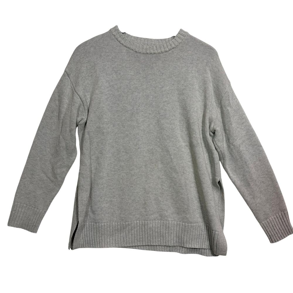 Bae The Label Australia Gray Knit Maternity Sweater Long Sleeve Side Slit S